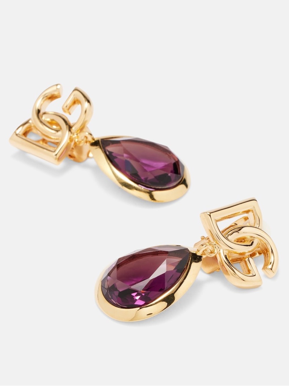 Dolce & Gabbana Logo Clip Earrings